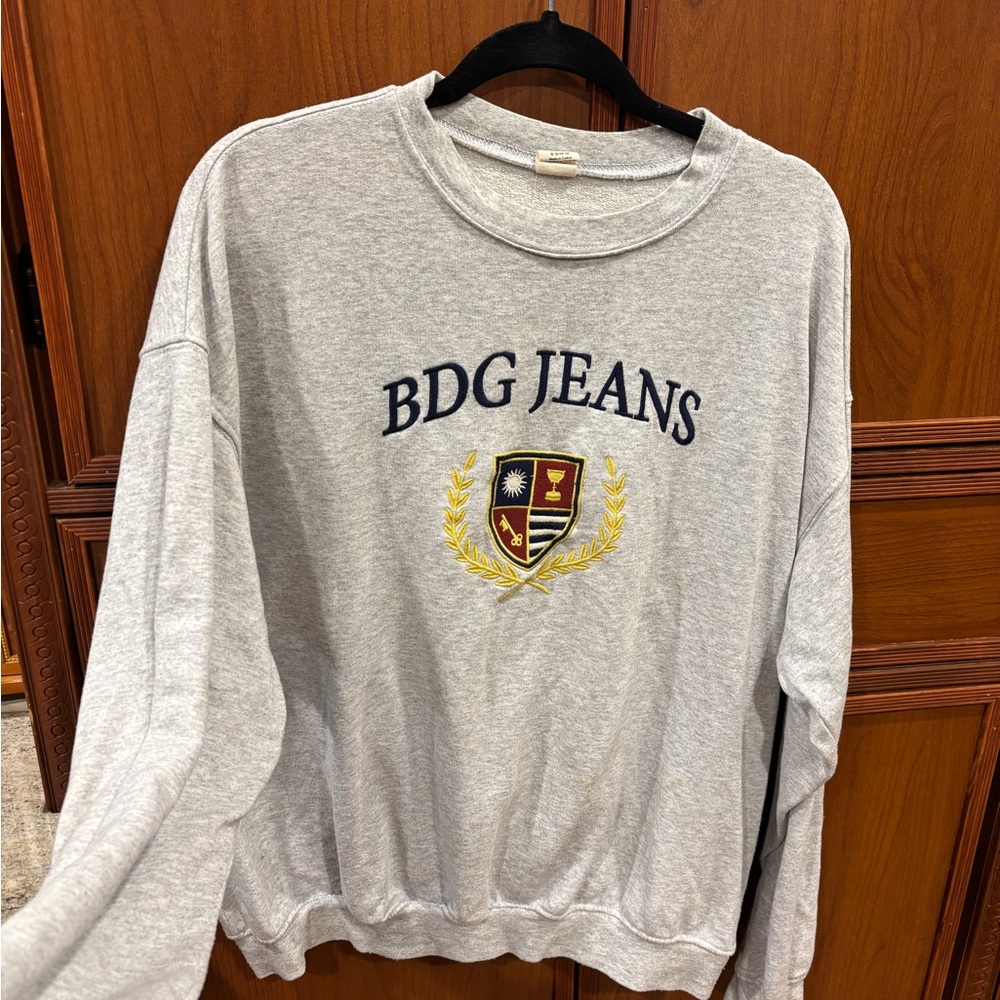 Urban Outfitters Gray BDG Jeans Sweater